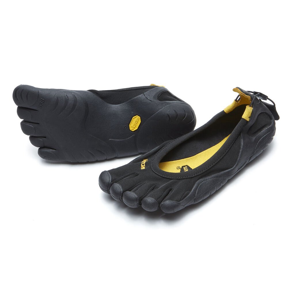 Vibram Five Fingers Womens Barefoot Shoes - Black - Classic - 76308-JWFH